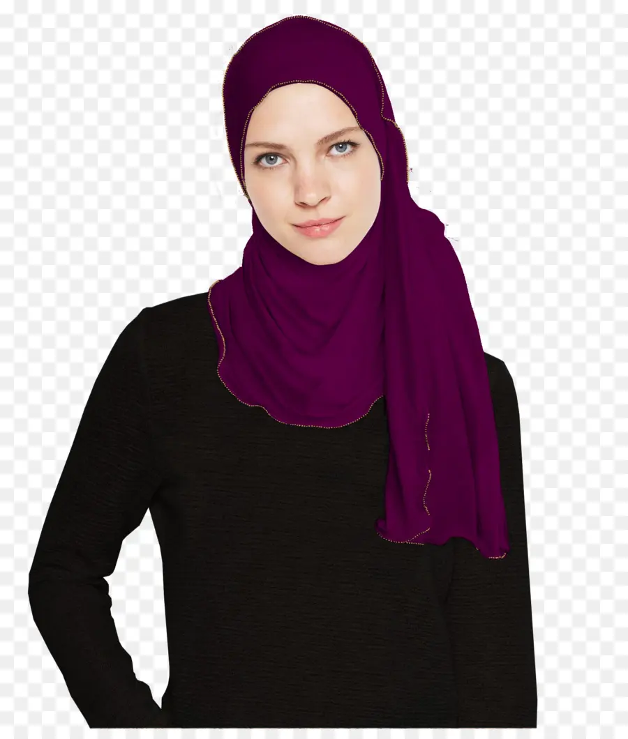 Hijab，Roxo PNG