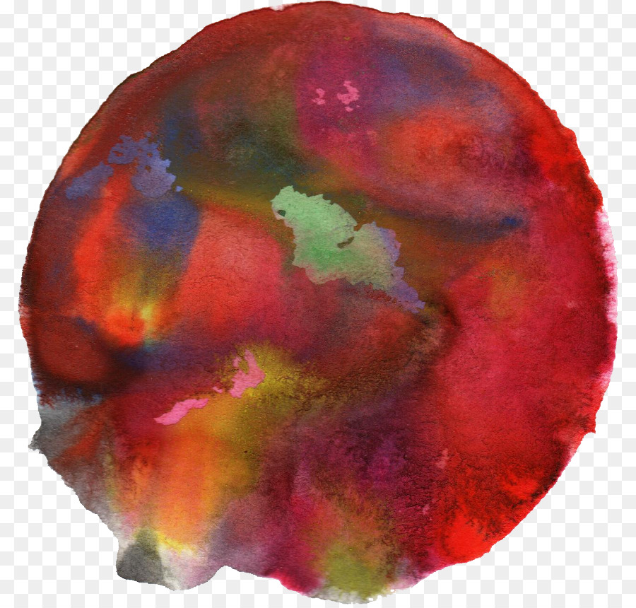 Círculo，Pintura Em Aquarela PNG