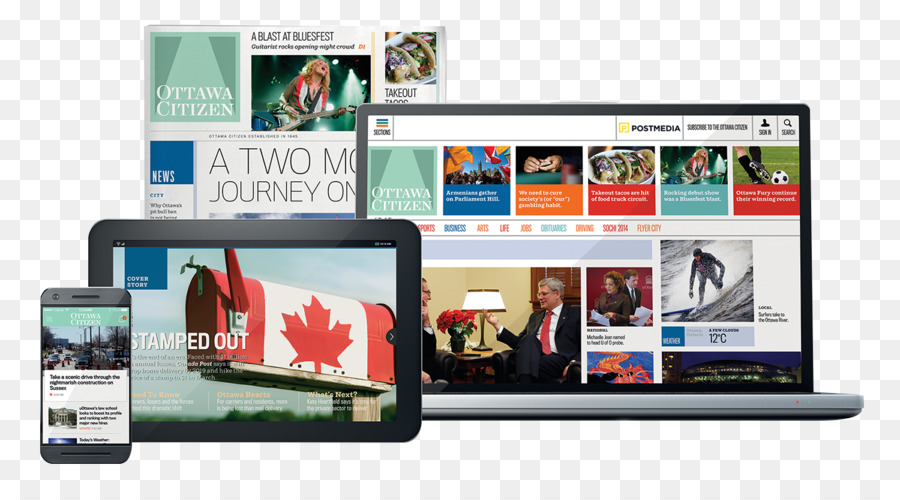 Responsive Web Design，Ottawa Citizen PNG