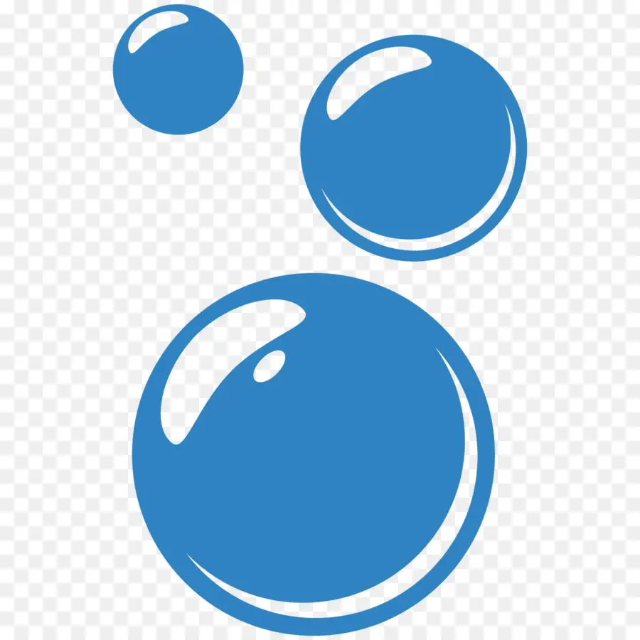 Bolhas，Azul PNG