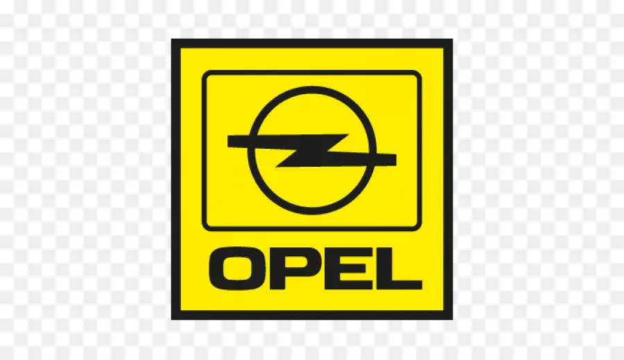 Logotipo Da Opel，Amarelo PNG