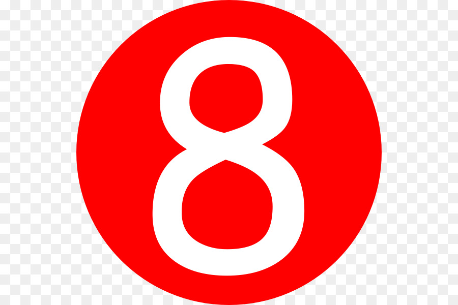 Número 8，Dígito PNG