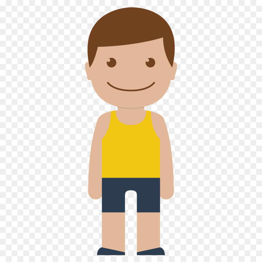 Menino Dos Desenhos Animados，Sorrindo PNG