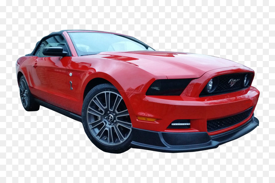 Carro Vermelho，Mustang PNG