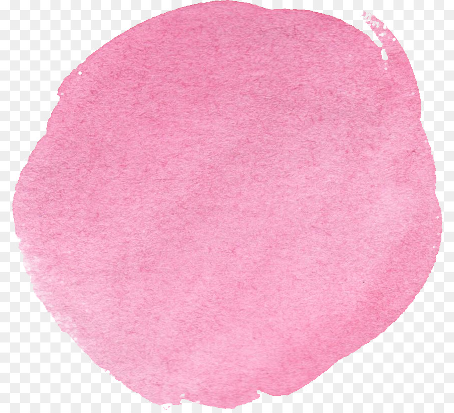 Círculo Rosa，Aquarela PNG