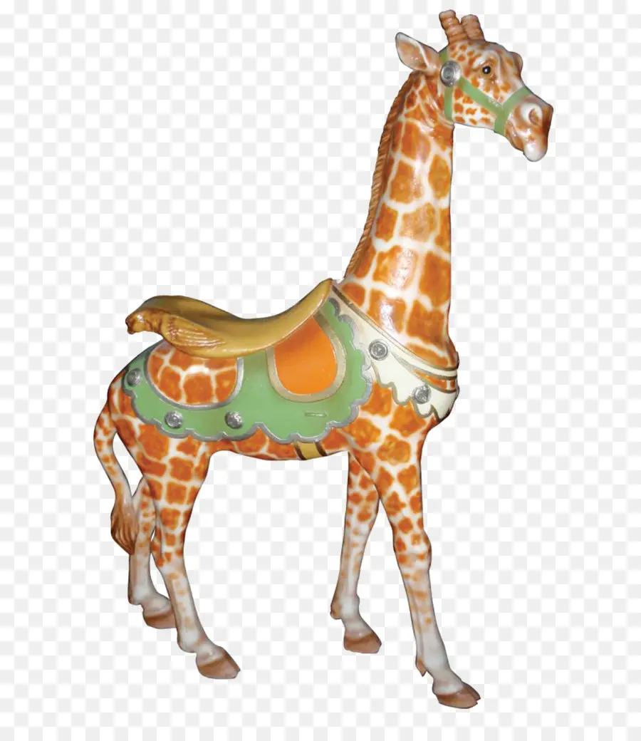 Carrossel De Girafas，Decorativo PNG