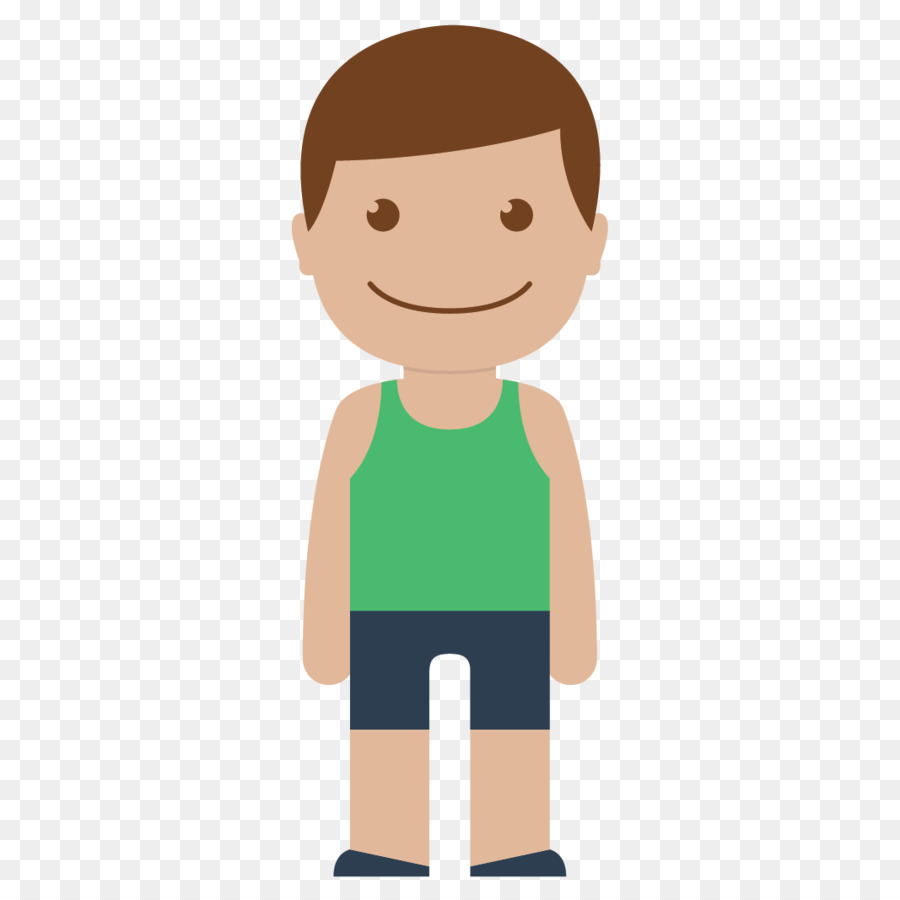 Menino Dos Desenhos Animados，Sorrindo PNG