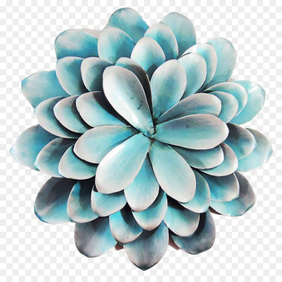 Azul，Flor PNG