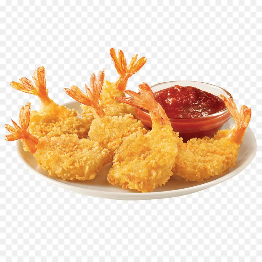 Camarão Frito，Batatas Fritas PNG