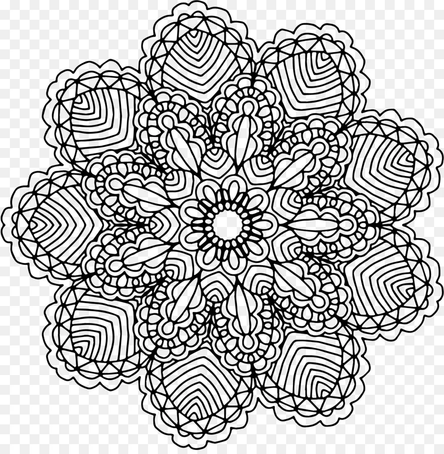 Mandala，Livro De Colorir Mandala Hd PNG