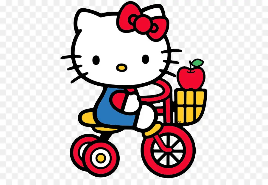 Olá Gatinha，Bicicleta PNG