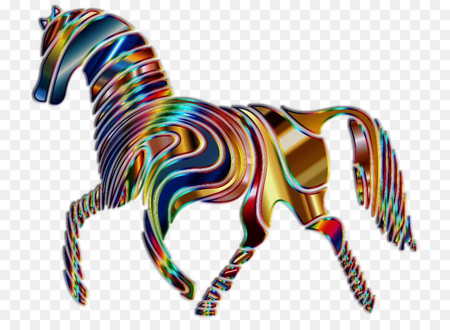 Cavalo Colorido，Cavalo PNG