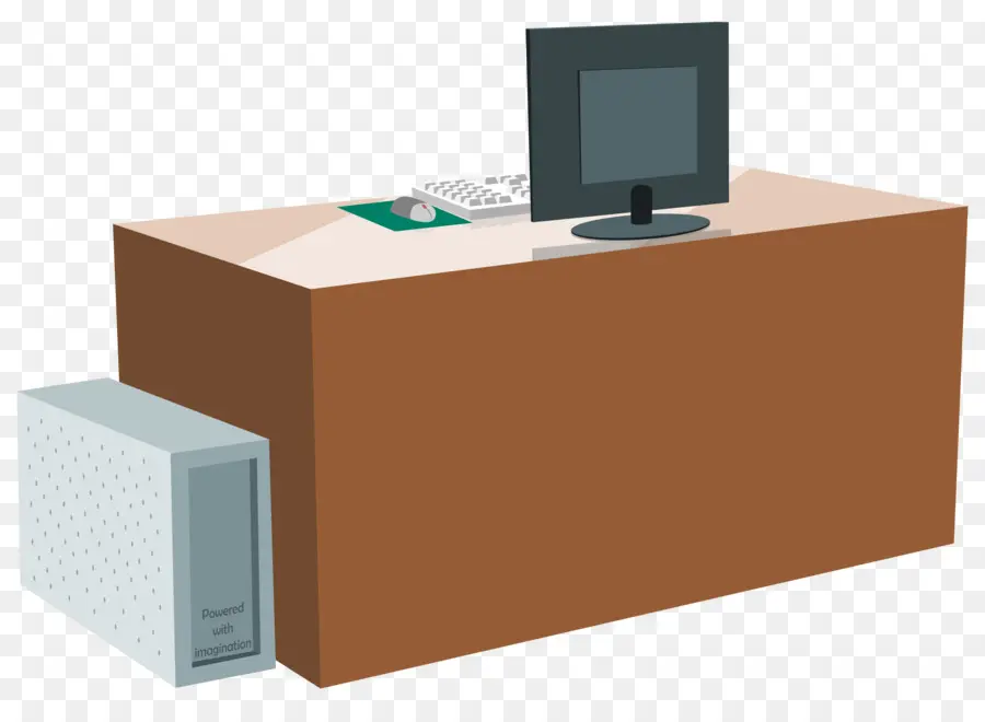 Mesa De Escritório，Computador PNG