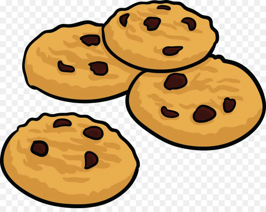 Biscoitos，Gotas De Chocolate PNG