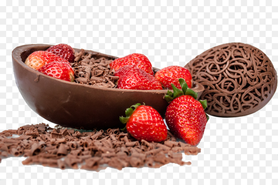 Ovo De Chocolate Com Morangos，Ovo PNG