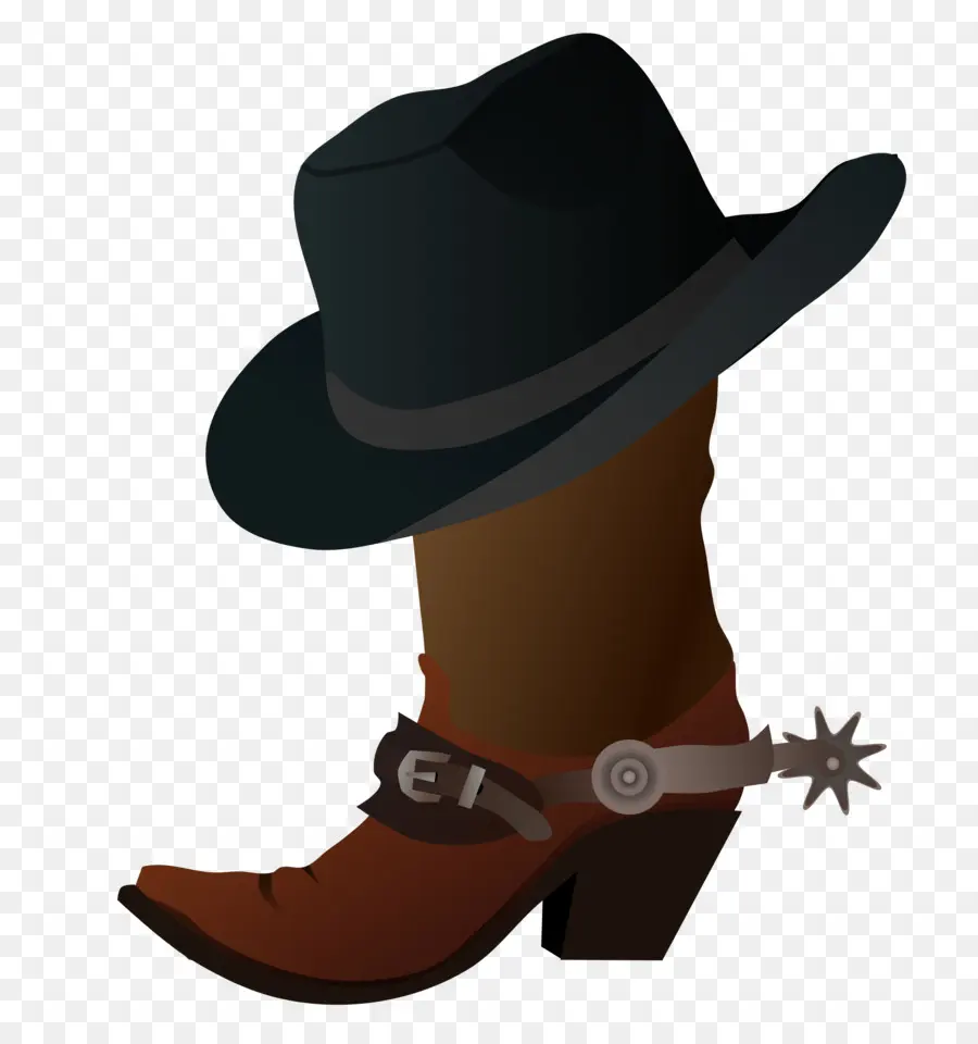 Bota E Chapéu De Cowboy，Ocidental PNG