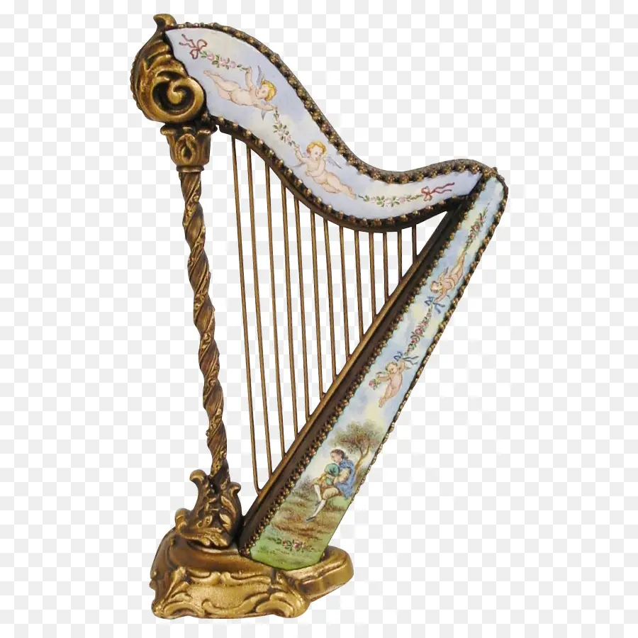 Harpa，Instrumentos Musicais PNG
