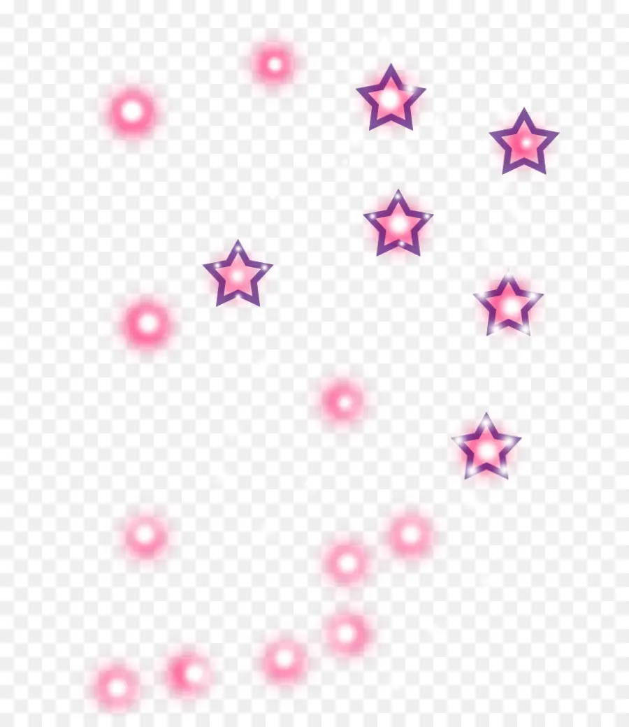 Estrelas Rosa，Brilhar PNG