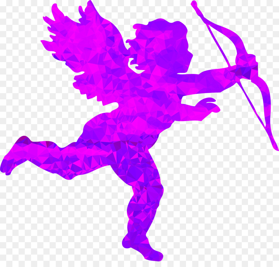 Cupido，Silhueta PNG