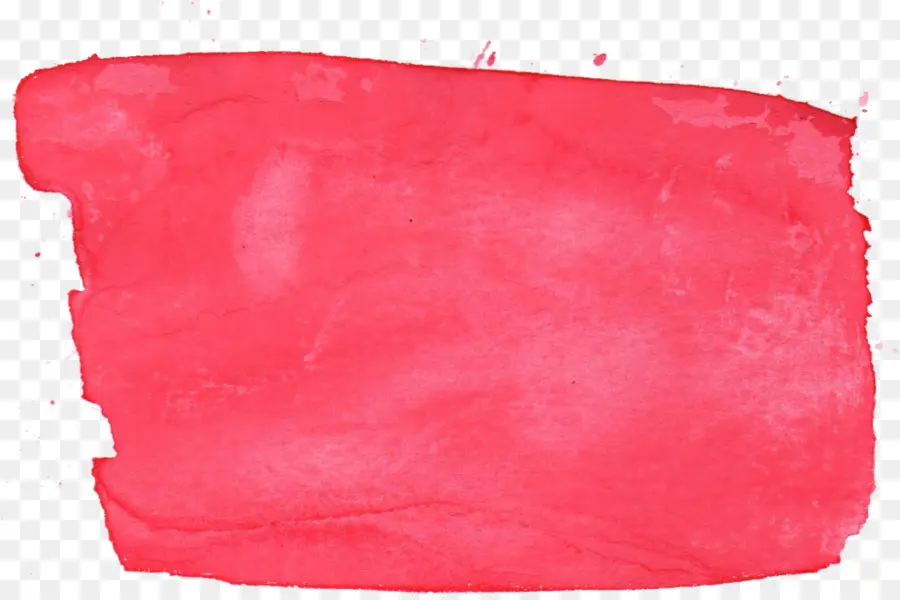 Vermelho，Pintura Em Aquarela PNG