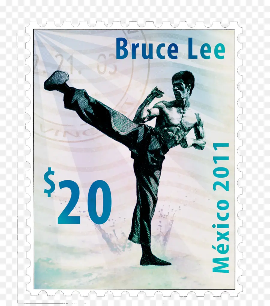 Selo De Bruce Lee，Artes Marciais PNG