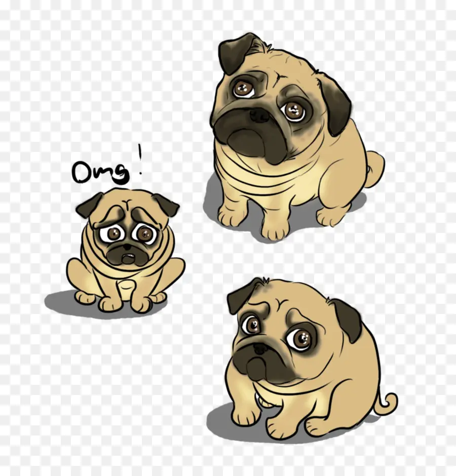 Pug，Cachorro PNG