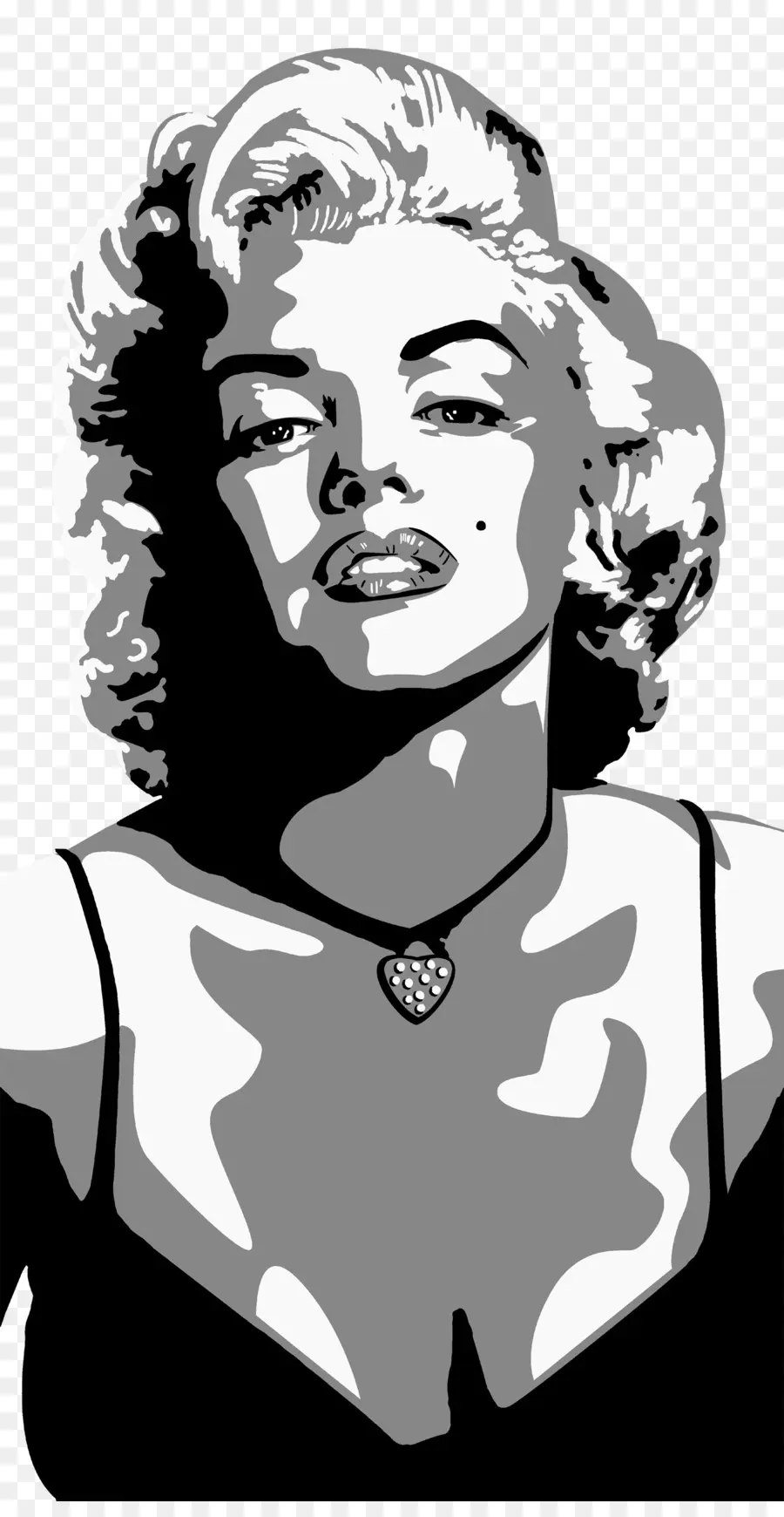 Marilyn Monroe，Desenho PNG
