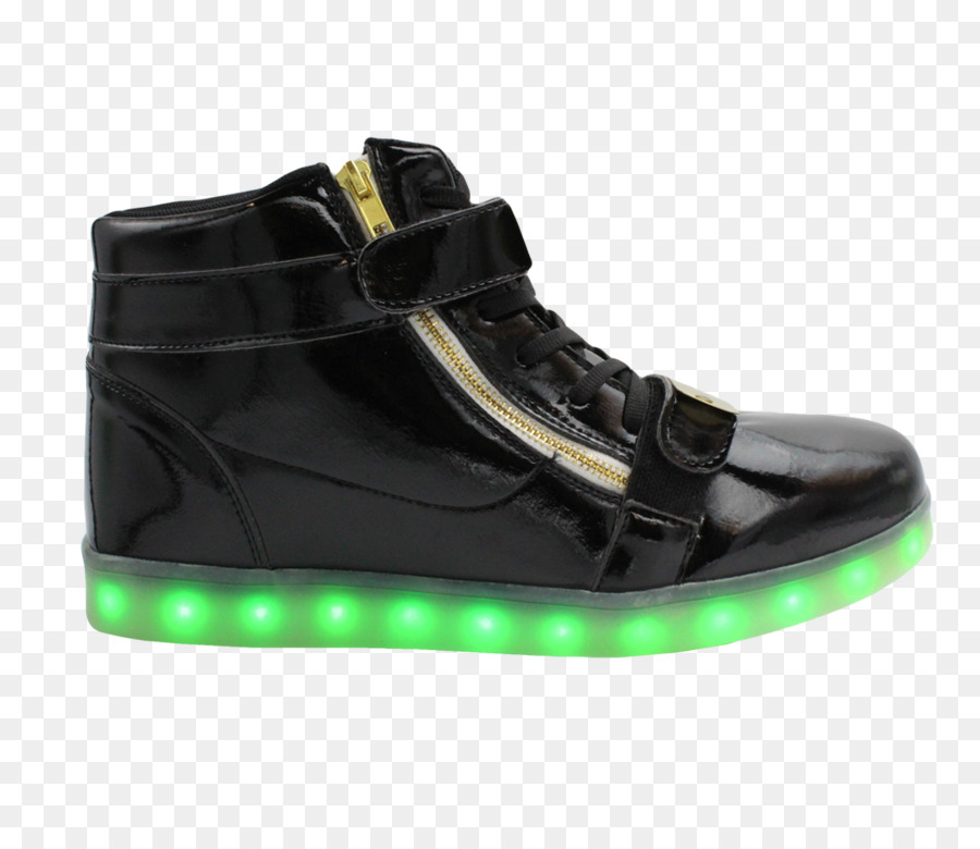 Sapato Preto，Luzes Led PNG