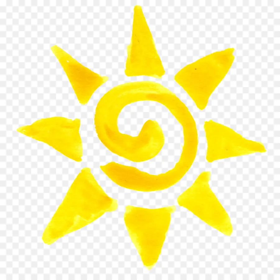 Sol Amarelo，Brilhante PNG