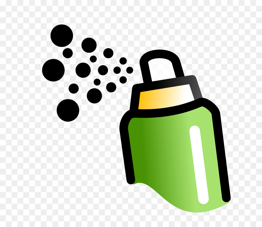 Frasco De Spray，Verde PNG