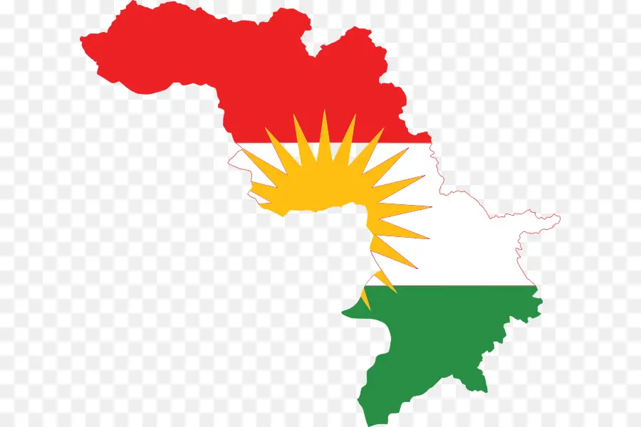 Curdistão Iraquiano，Bandeira Do Curdistão PNG