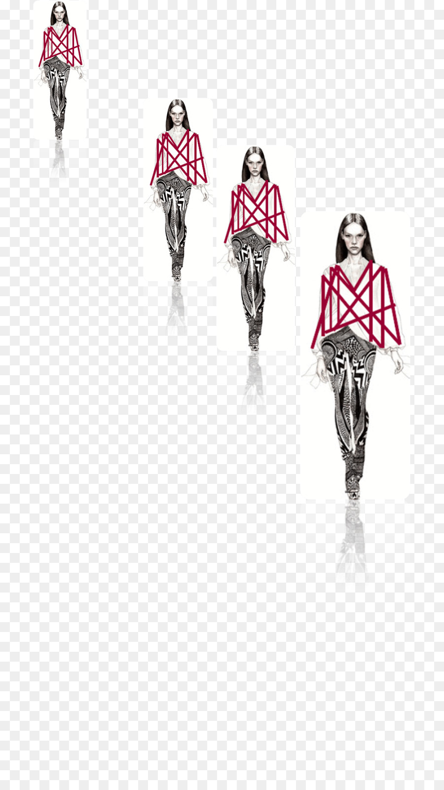 Modelos De Moda，Pista PNG