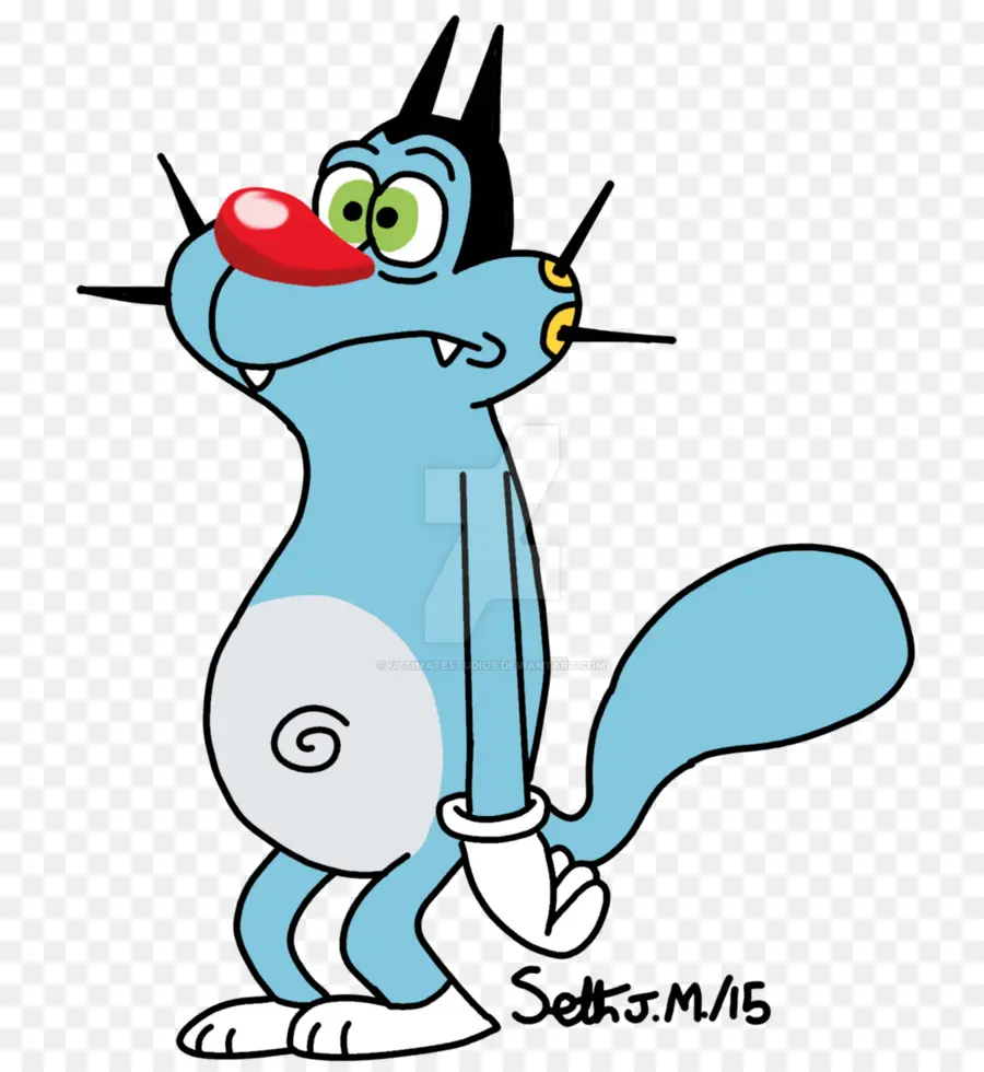 Gato De Desenho Animado，Animado PNG