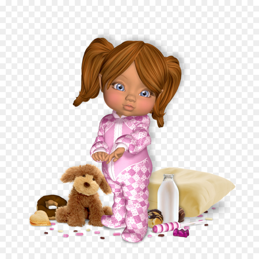 Bebê De Pijama Rosa，Ursinho De Pelúcia PNG