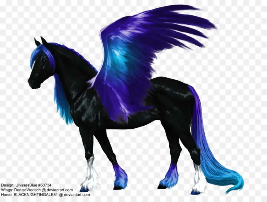 American Quarter Horse，Pegasus PNG