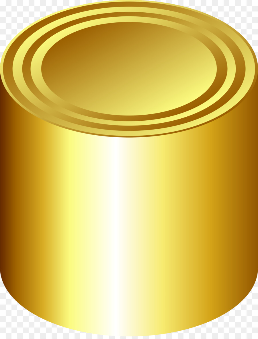 Cilindro Dourado，Metal PNG