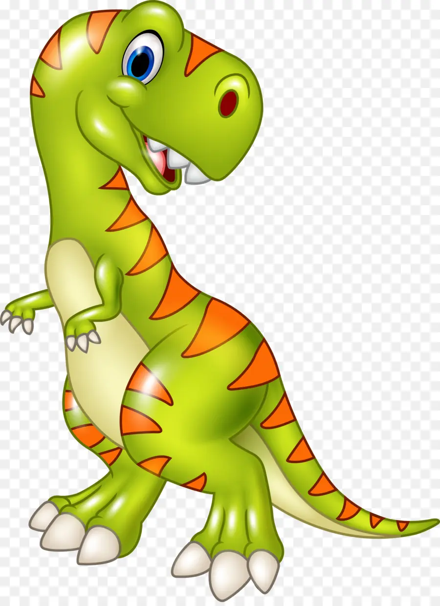 Dinossauro Verde，Desenho Animado PNG