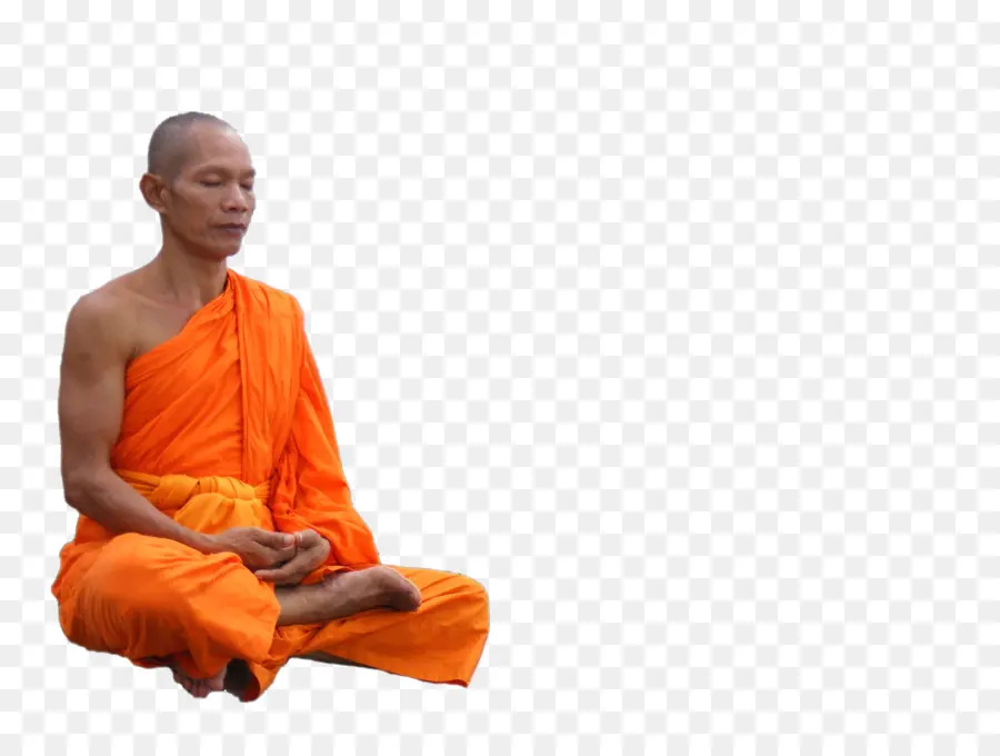 Monge，Meditação PNG