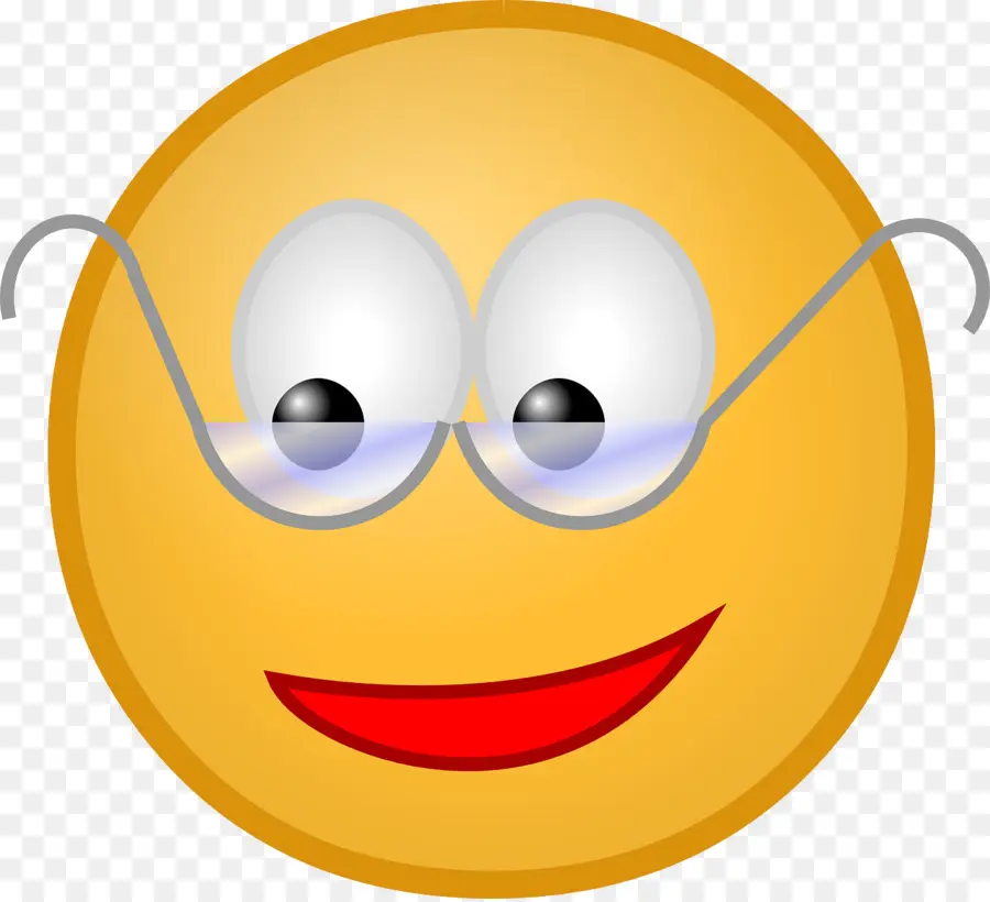 Smiley，óculos PNG