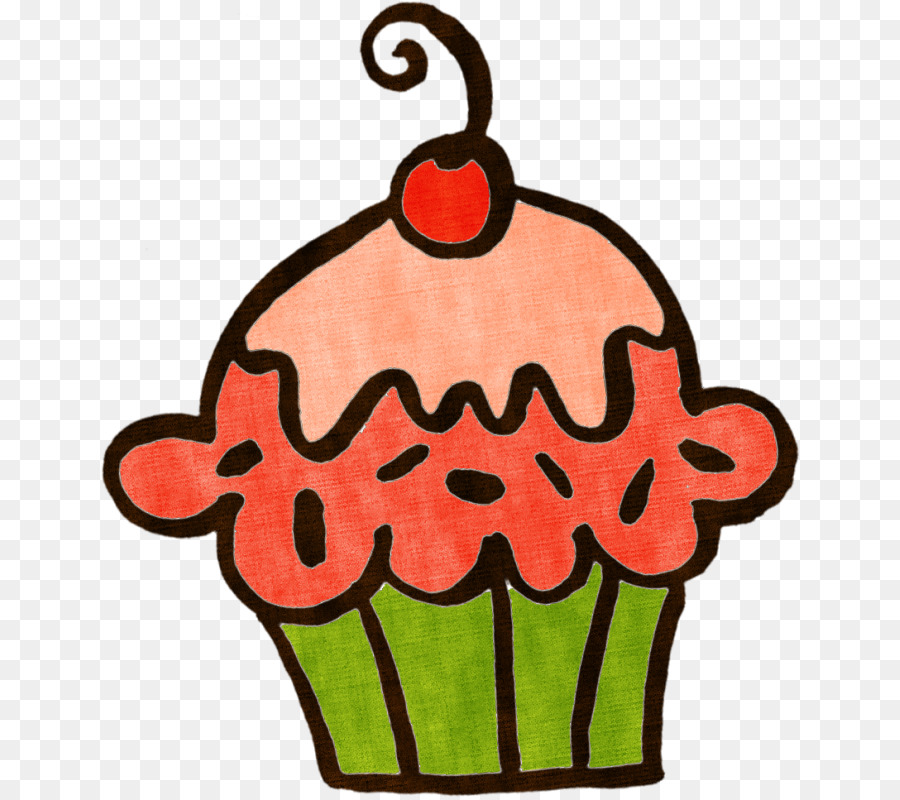 Cupcake，Creme De Morango Bolo PNG