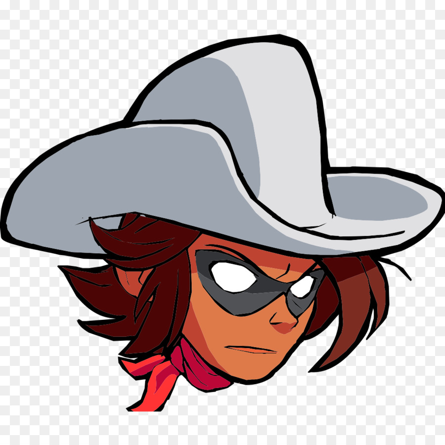 Personagem Mascarado，Chapéu De Vaqueiro PNG