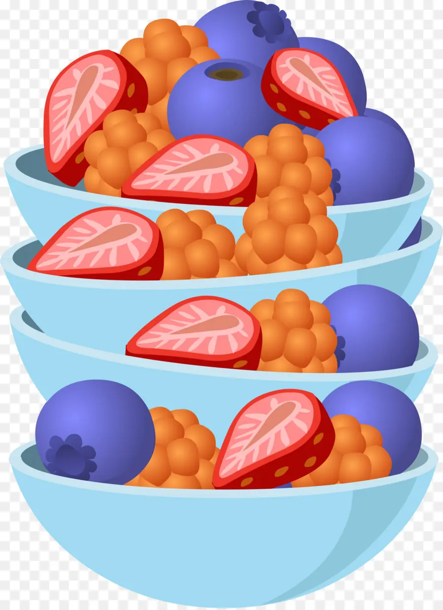 Tigela De Frutas Vermelhas，Fruta PNG