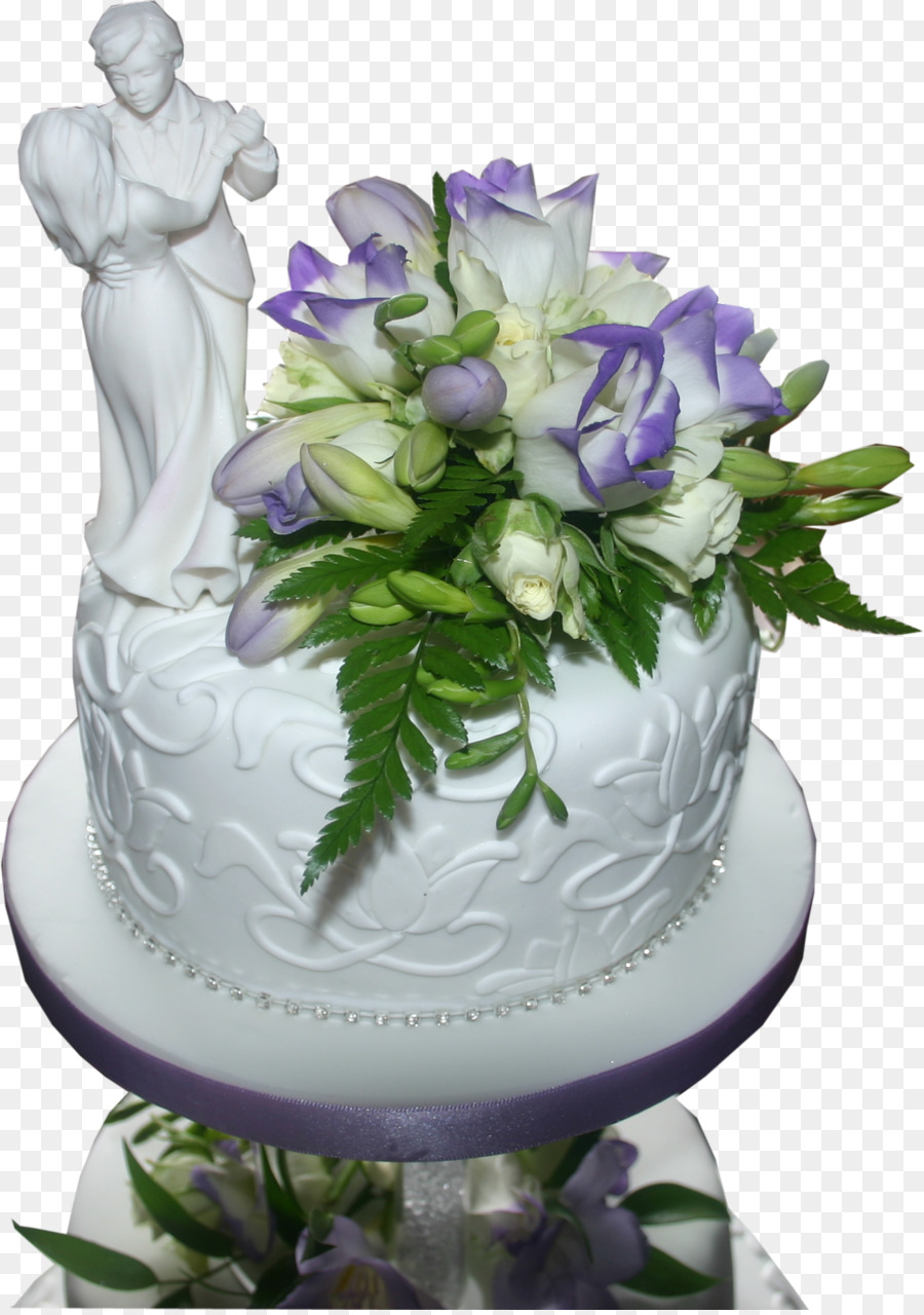 Bolo De Casamento，Flores PNG