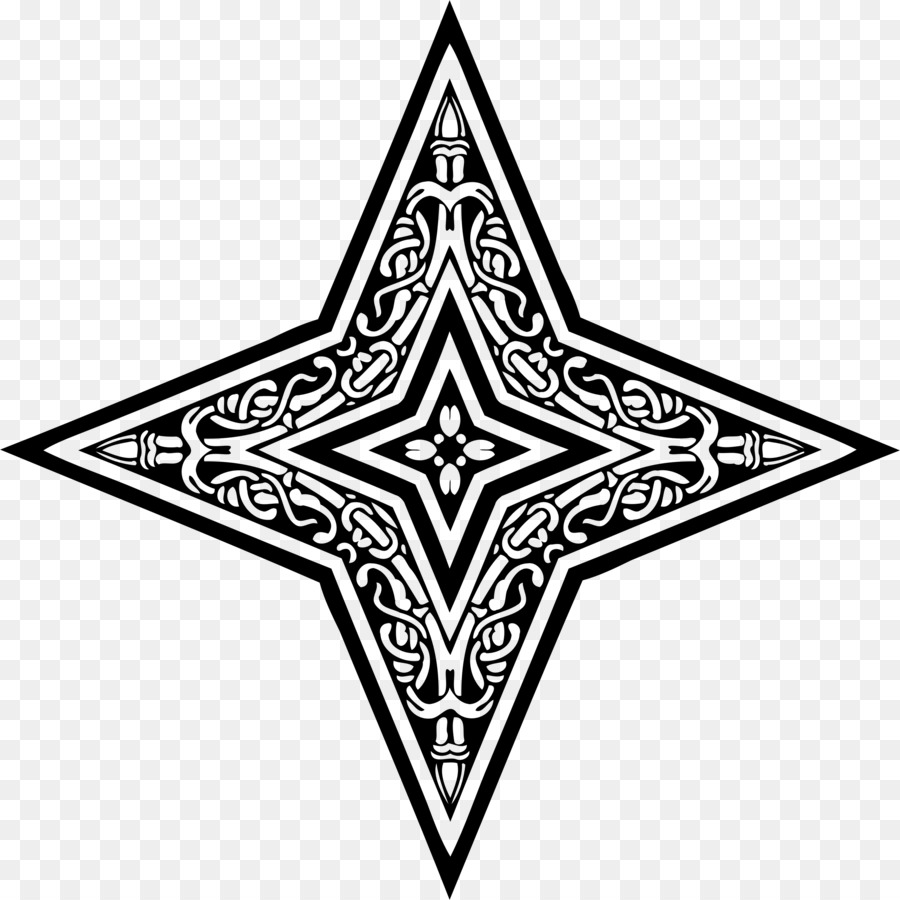 Padrão De Estrela Negra，Forma PNG