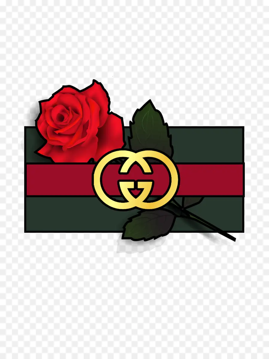 Logotipo Gucci Com Rosa，Moda PNG