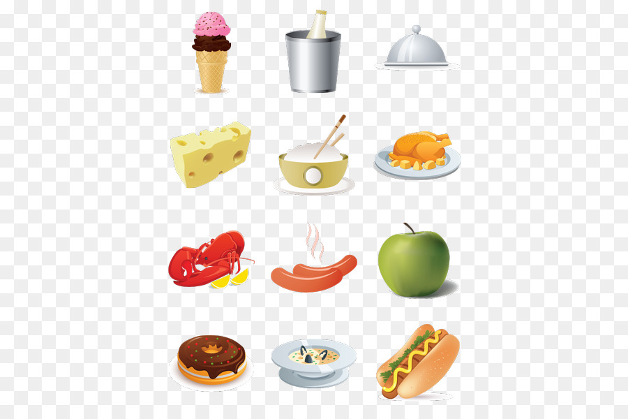 Ícones De Comida，Sorvete PNG