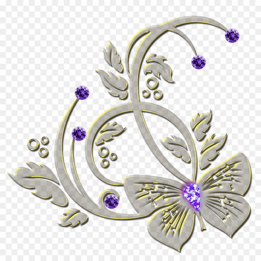 Ornamento De Borboleta，Jóias PNG