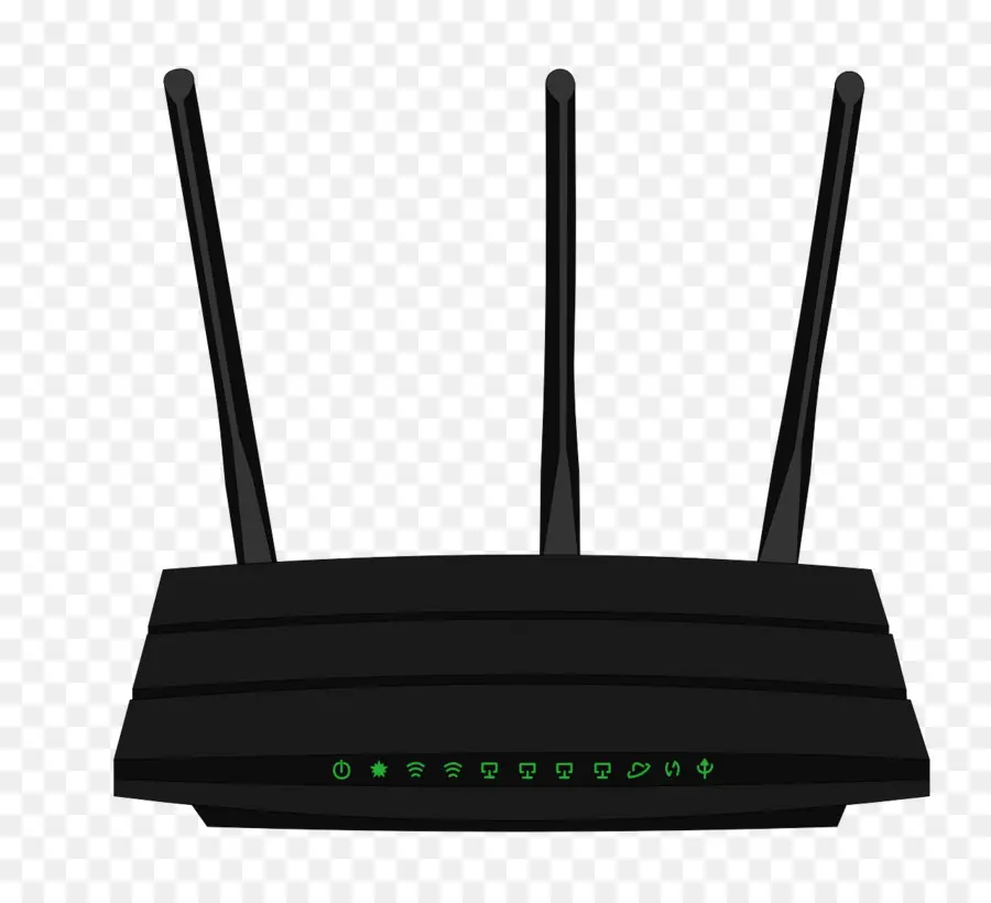 Roteador Preto，Wi Fi PNG