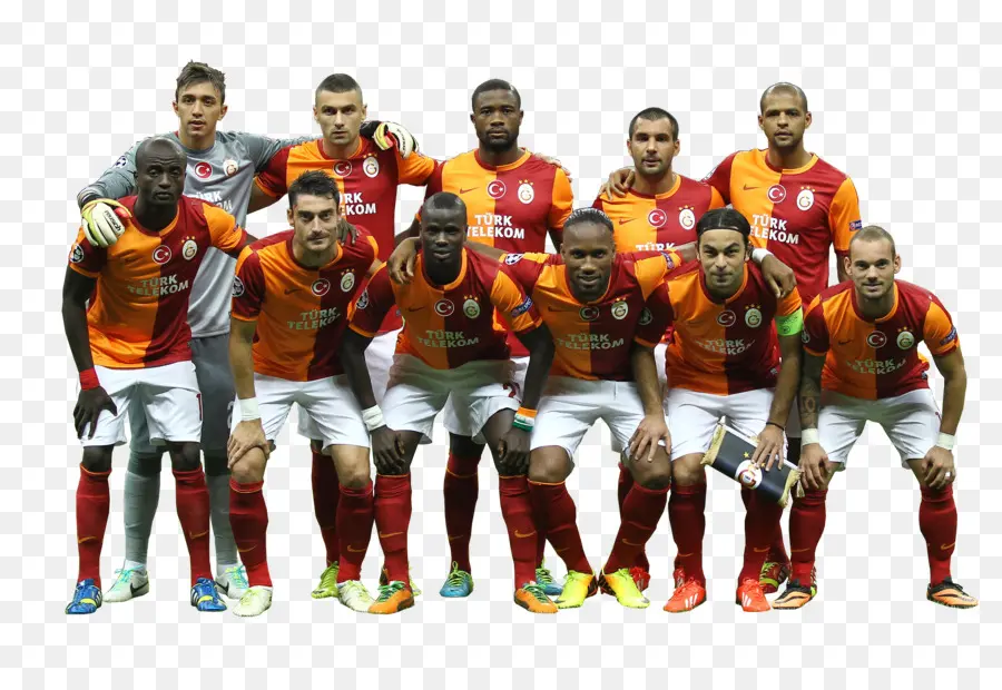 Time De Futebol Com Camisa Laranja，Futebol PNG