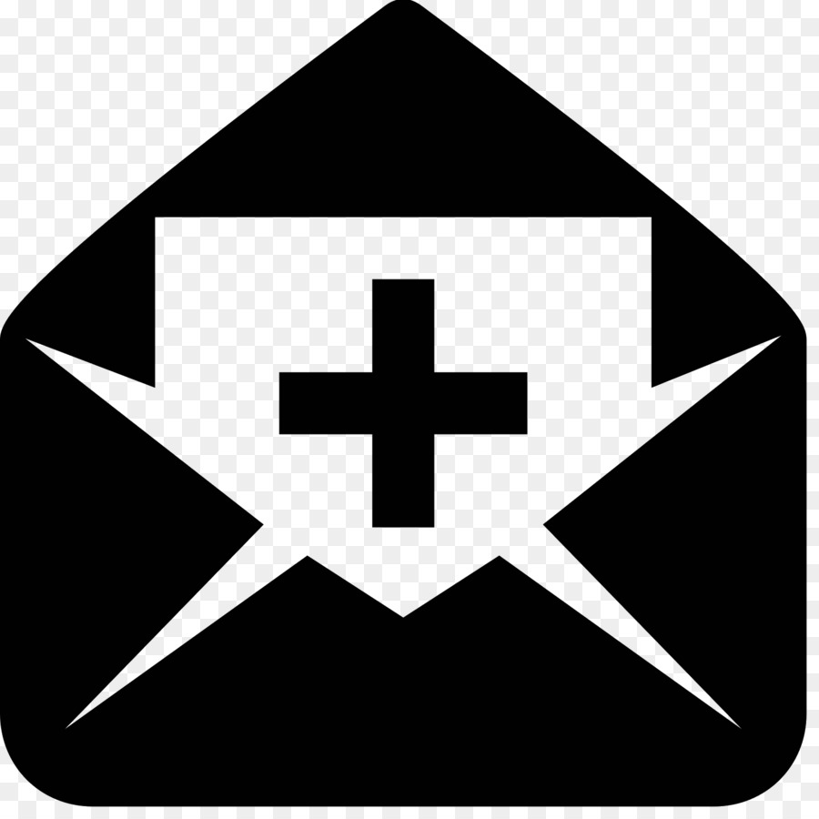 Envelope Com Sinal De Mais，Correspondência PNG